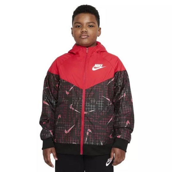 Nike Sportswear Windrunner Jacket Glow In Dark Logo Size Youth XL - Picture 2 of 6